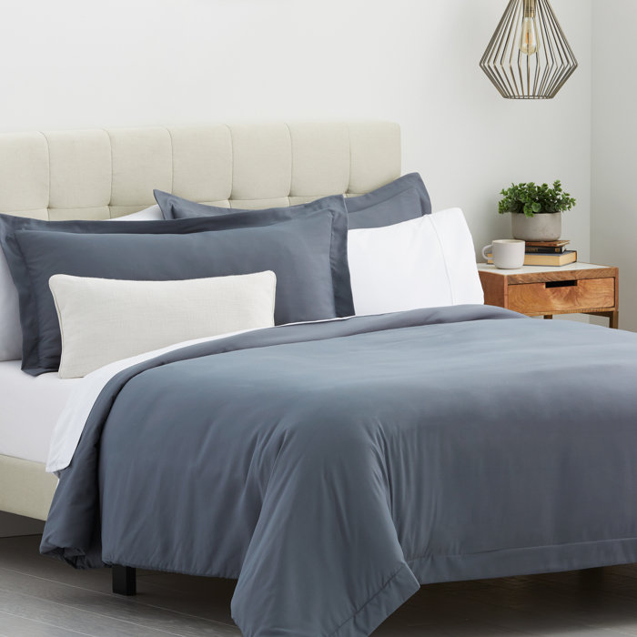 Brookside Microfiber Duvet Cover Set & Reviews Wayfair